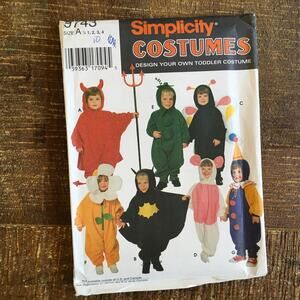 Simplicity Sewing Pattern 9743 Design Your Own Toddler Costume 6 mo- 4T UNCUT